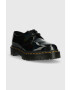 Dr. Martens Кожени половинки обувки 1461 Bex в черно с равна подметка DM30563001 - Pepit.bg