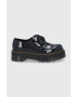 Dr. Martens Кожени половинки обувки 1461 Quad в черно - Pepit.bg