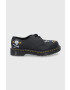 Dr. Martens Кожени половинки обувки в черно - Pepit.bg