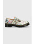 Dr. Martens Кожени половинки обувки 8065 в бежово с равна подметка DM30793292 - Pepit.bg