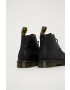 Dr. Martens Кожени туристически обувки 101 в черно - Pepit.bg