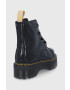 Dr. Martens Кубинки Vegan Sinclair дамски в черно с платформа - Pepit.bg