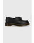 Dr. Martens Мокасини Vegan Adrian в черно с равна подметка DM30744001 - Pepit.bg