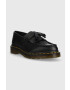 Dr. Martens Мокасини Vegan Adrian в черно с равна подметка DM30744001 - Pepit.bg