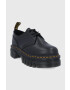 Dr. Martens Половинки обувки Audrick 3-Eye Shoe дамски в черно с равна подметка - Pepit.bg