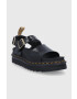 Dr. Martens Сандали Vegan Voss в черно с платформа - Pepit.bg