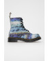 Dr. Martens Велурени кубинки с платформа - Pepit.bg