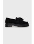 Dr. Martens Велурени мокасини в черно - Pepit.bg