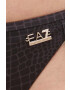 EA7 Emporio Armani Бански от две части в черно с леко подплатена чашка - Pepit.bg