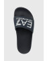 EA7 Emporio Armani Детски чехли в тъмносиньо - Pepit.bg