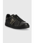 EA7 Emporio Armani Кожени маратонки Classic Perf в черно - Pepit.bg