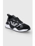 EA7 Emporio Armani Обувки в черно с равна подметка - Pepit.bg