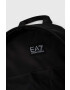 EA7 Emporio Armani Раница в черно малък размер с принт - Pepit.bg