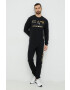 EA7 Emporio Armani Суичър в черно с апликация - Pepit.bg