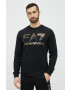 EA7 Emporio Armani Суичър в черно с апликация - Pepit.bg