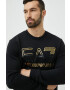 EA7 Emporio Armani Суичър в черно с апликация - Pepit.bg