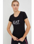 EA7 Emporio Armani Тениска в черно - Pepit.bg