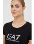 EA7 Emporio Armani Тениска в черно - Pepit.bg