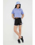 Ellesse Къс панталон в черно с десен с висока талия - Pepit.bg