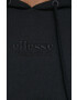 Ellesse Памучен суичър дамска в черно с апликация - Pepit.bg