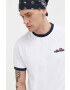 Ellesse Памучна тениска в бяло с апликация - Pepit.bg