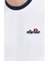 Ellesse Памучна тениска в бяло с апликация - Pepit.bg