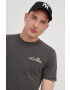 Ellesse Памучна тениска в сиво с апликация - Pepit.bg