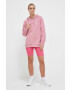 Ellesse Суичър в розово с качулка с апликация - Pepit.bg