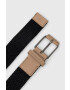Emporio Armani Колан мъжки в черно - Pepit.bg