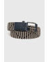 Emporio Armani Колан мъжки в тъмносиньо - Pepit.bg