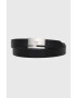 Emporio Armani Кожен колан мъжки в черно - Pepit.bg