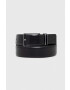 Emporio Armani Кожен колан мъжки в черно - Pepit.bg