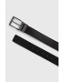 Emporio Armani Кожен колан с две лица мъжки в черно - Pepit.bg