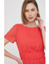 Emporio Armani Рокля в червено къс модел разкроен модел - Pepit.bg