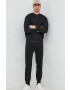 Emporio Armani Суичър в черно с апликация - Pepit.bg
