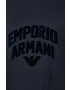 Emporio Armani Тениска в тъмносиньо с апликация - Pepit.bg