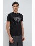Emporio Armani Тениска в черно с апликация - Pepit.bg
