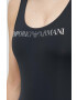 Emporio Armani Underwear Цял бански в черно с леко подплатена чашка - Pepit.bg