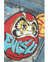 Evisu Дънки Graffiti Daruma Pocket Printed Jeans в синьо 2ESHTM3JE12517CT INDIGO MID TONE - Pepit.bg