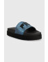 Fila Чехли Morro Bay Zeppa в черно с платформа - Pepit.bg