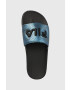 Fila Чехли Morro Bay Zeppa в черно с платформа - Pepit.bg