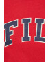Fila Памучна тениска x Hailey Bieber в червено - Pepit.bg