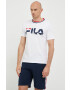 Fila Пижама мъжка в бяло с принт - Pepit.bg
