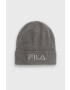 Fila Шапка в сиво с фина плетка - Pepit.bg