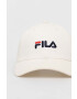 Fila Шапка в бежово с апликация - Pepit.bg