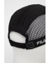 Fila Шапка с козирка Rewa в черно с изчистен дизайн - Pepit.bg
