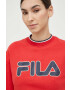 Fila Суичър x Hailey Bieber в червено с принт - Pepit.bg