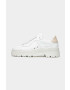 Filling Pieces Кожени маратонки Court Serrated в бяло 89128861042 - Pepit.bg