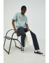 Filling Pieces Памучна тениска в зелено с апликация - Pepit.bg