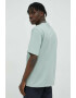 Filling Pieces Памучна тениска в зелено с апликация - Pepit.bg
